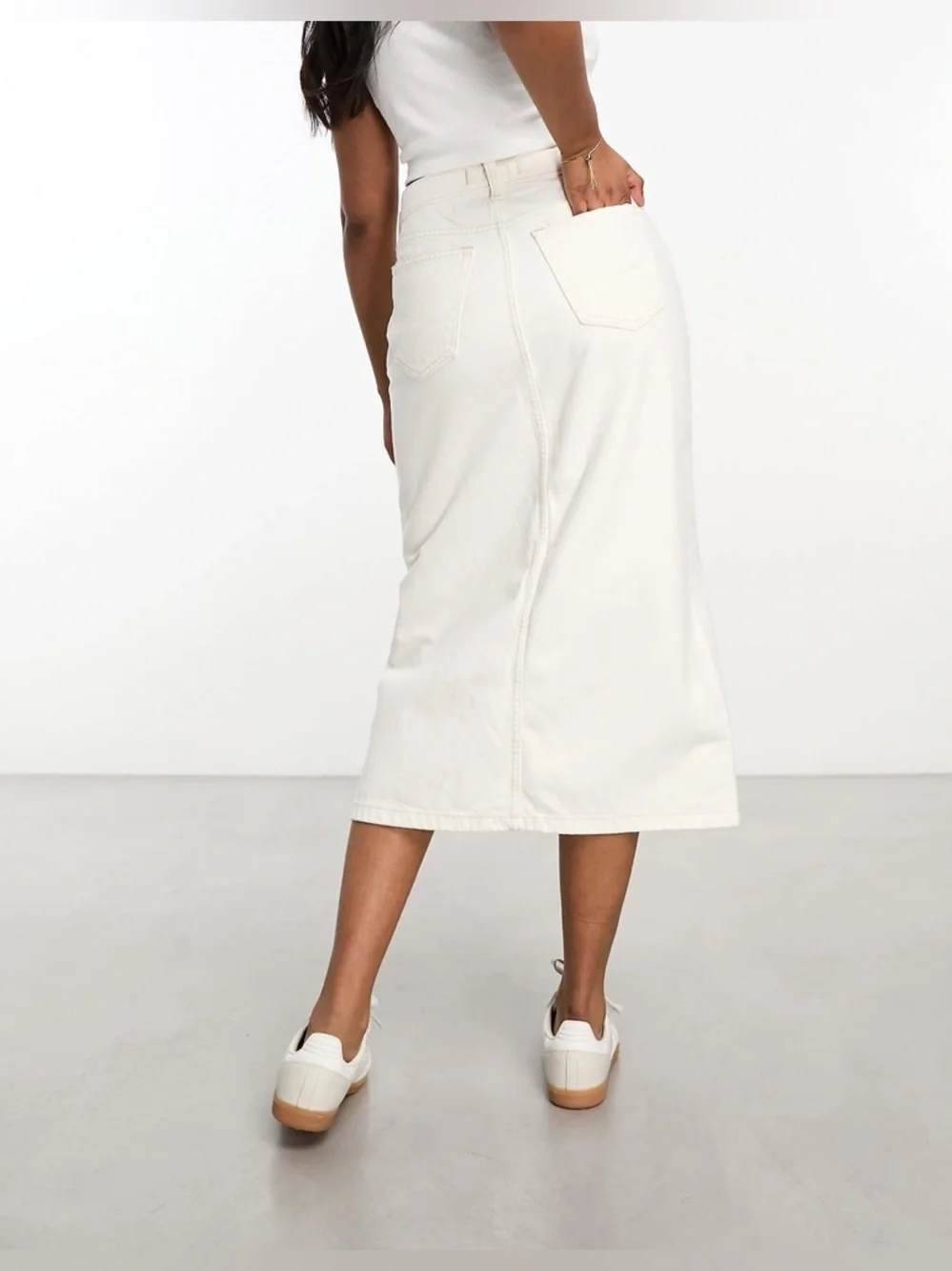 Abercrombie & Fitch Denim Maxi Skirt  Size  8
